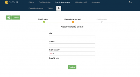 Szerviz asszisztens kézikönyv